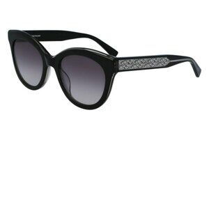 Longchamp Paris Black Cat-Eye Sunglasses Brand New in Case